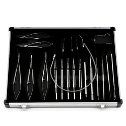 21pcs Ophthalmic Cataract & Intraocular Set Surgical Instrument Eye Micro Surgery Tools titanium alloy Eyelid