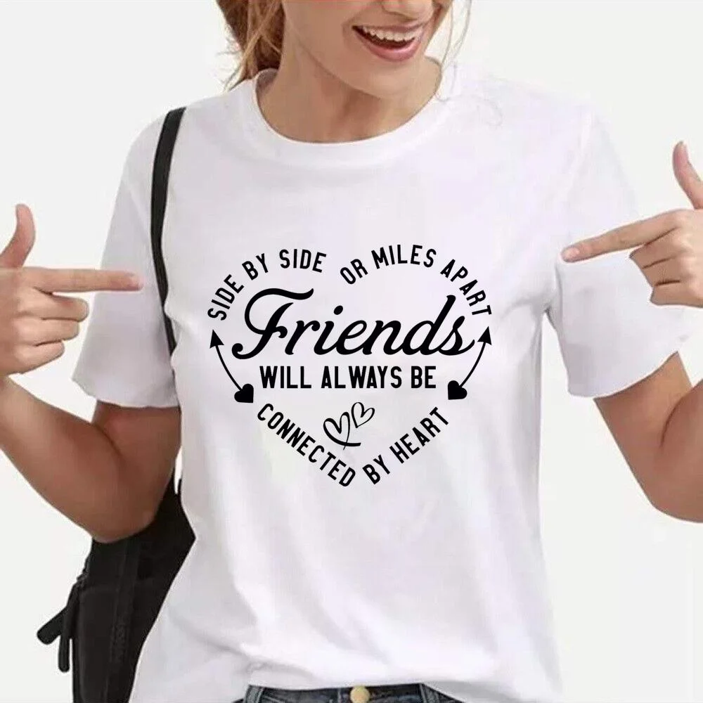 

Friends Forever Heart to Heart T Shirt Best Friends T Shirt Forever Friends T Shirt Best BFF T Shirt Tops