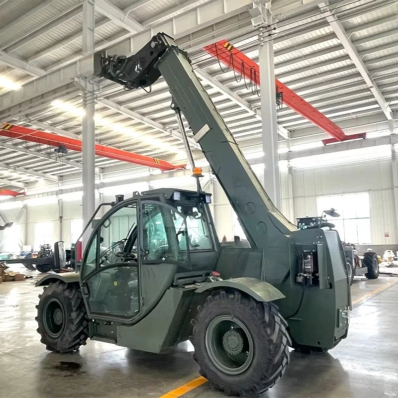 3000kg Capacity 4x4 Drive Telescopic Forklift Telehandler For Construction Site Use