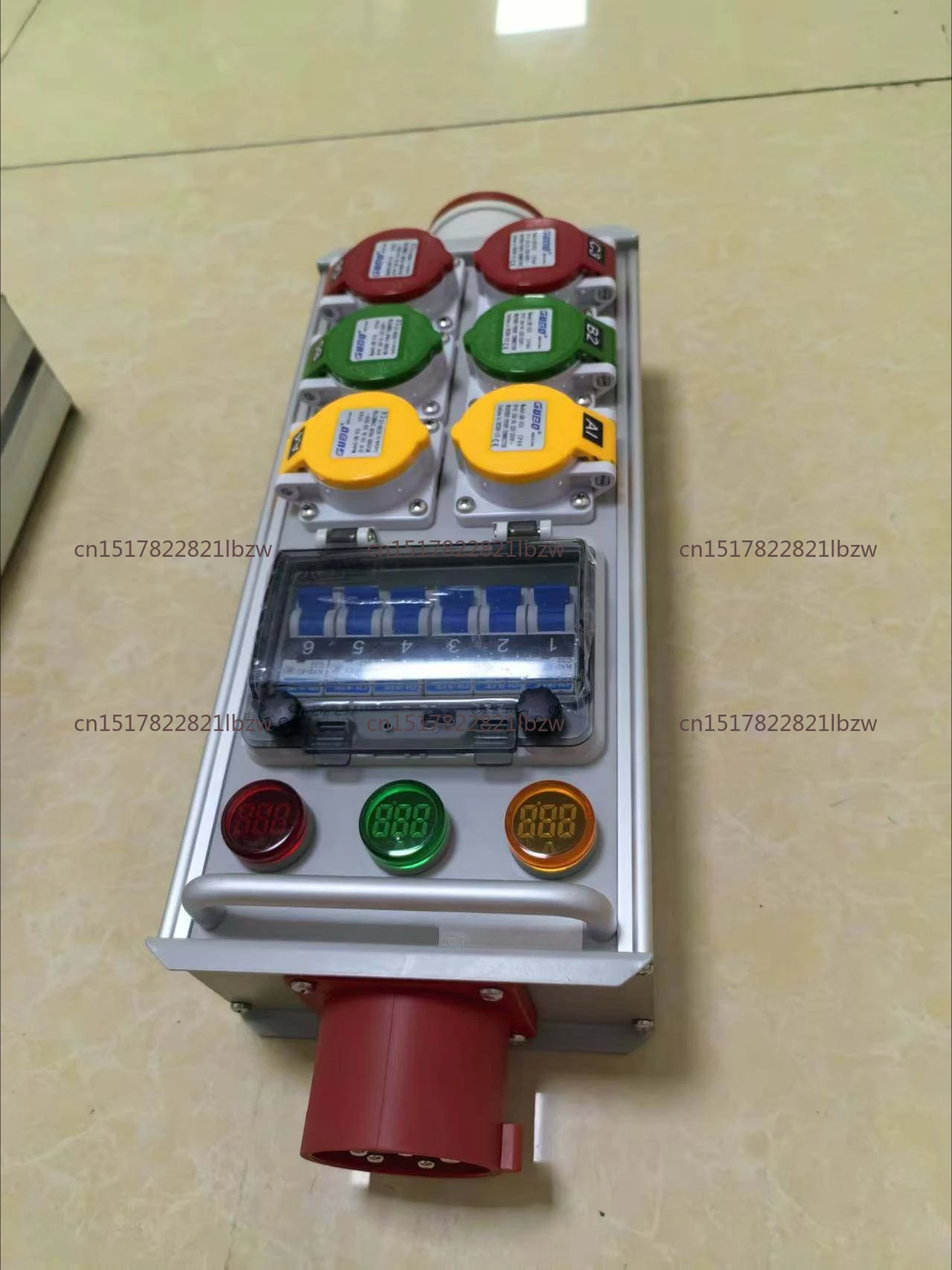 6-way small electrical box, 16A socket box, Fuge portable large screen LED screen power box, controller, stage distribution box