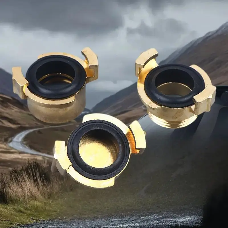 Quick Connect Water Fitting Claw Couplings Tap Connectors Copper DN15 DN20 DN25 Garden Water Connectors