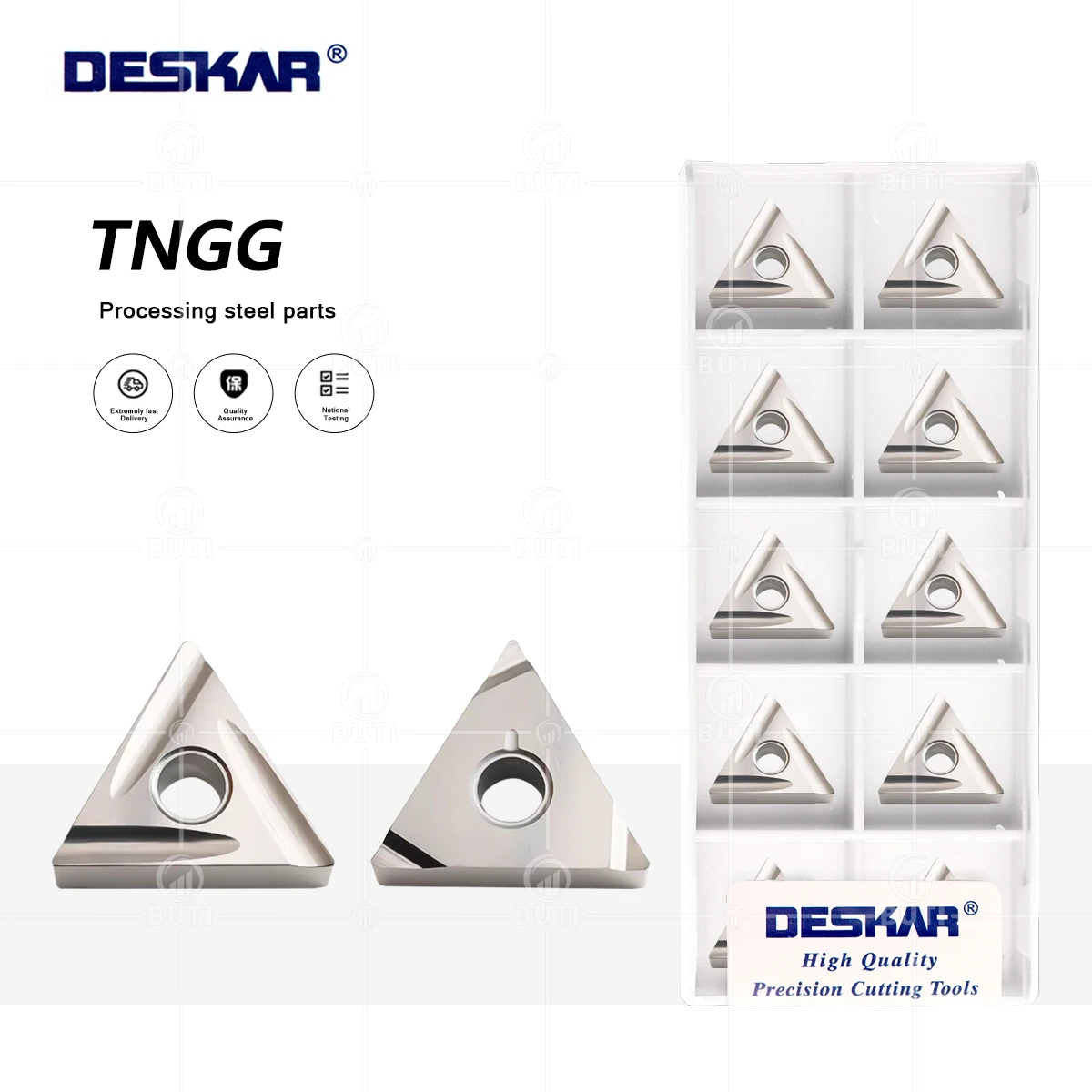 DESKAR TNGG160402 TNGG160404 R-C L-C R-F L-F R-P LF90 100% Original Cermet Turning Blade TNGG Lathe Blade External Turning Tools