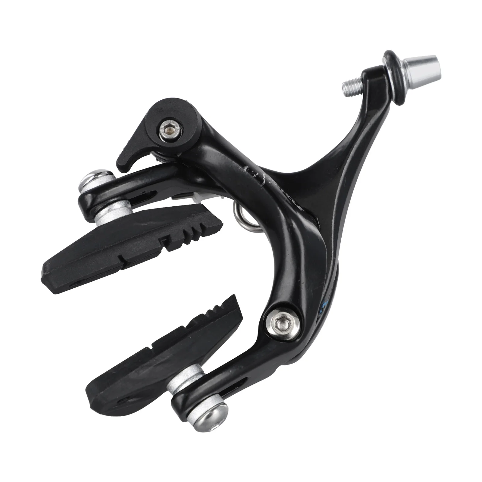 Road Bike Dual Pivot Brake Calipers Lightweight Aluminum Design with Adjustable Brake Blocks for Improved Safety