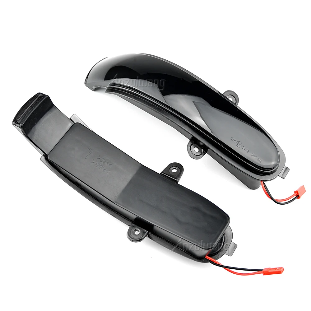 2pcs Flashing Water Dynamic Blinker For Mercedes Benz C Class W203 S203 CL203 2001-2007 LED Turn Signal Side Mirror Light