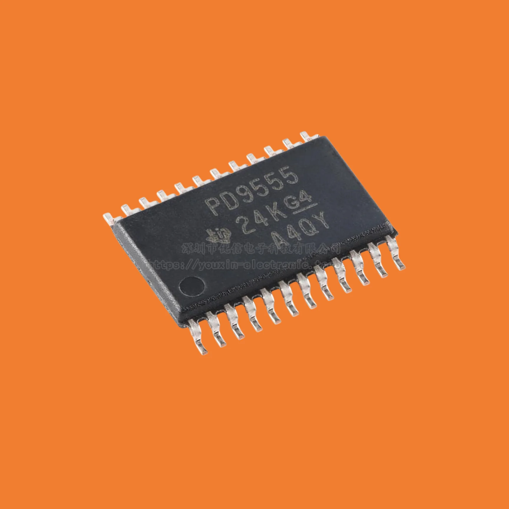 10pcs/Original PCA9555PWR TSSOP-24 with 16 bit interrupt, weak pull-up, and configuration registers