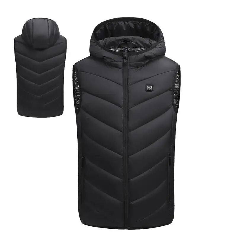 Kids Heated Vest For Winter 10-zone Heating Jacket With Hood Lightweight Child Usb Electric Heated Vest Body Warmer For Winter