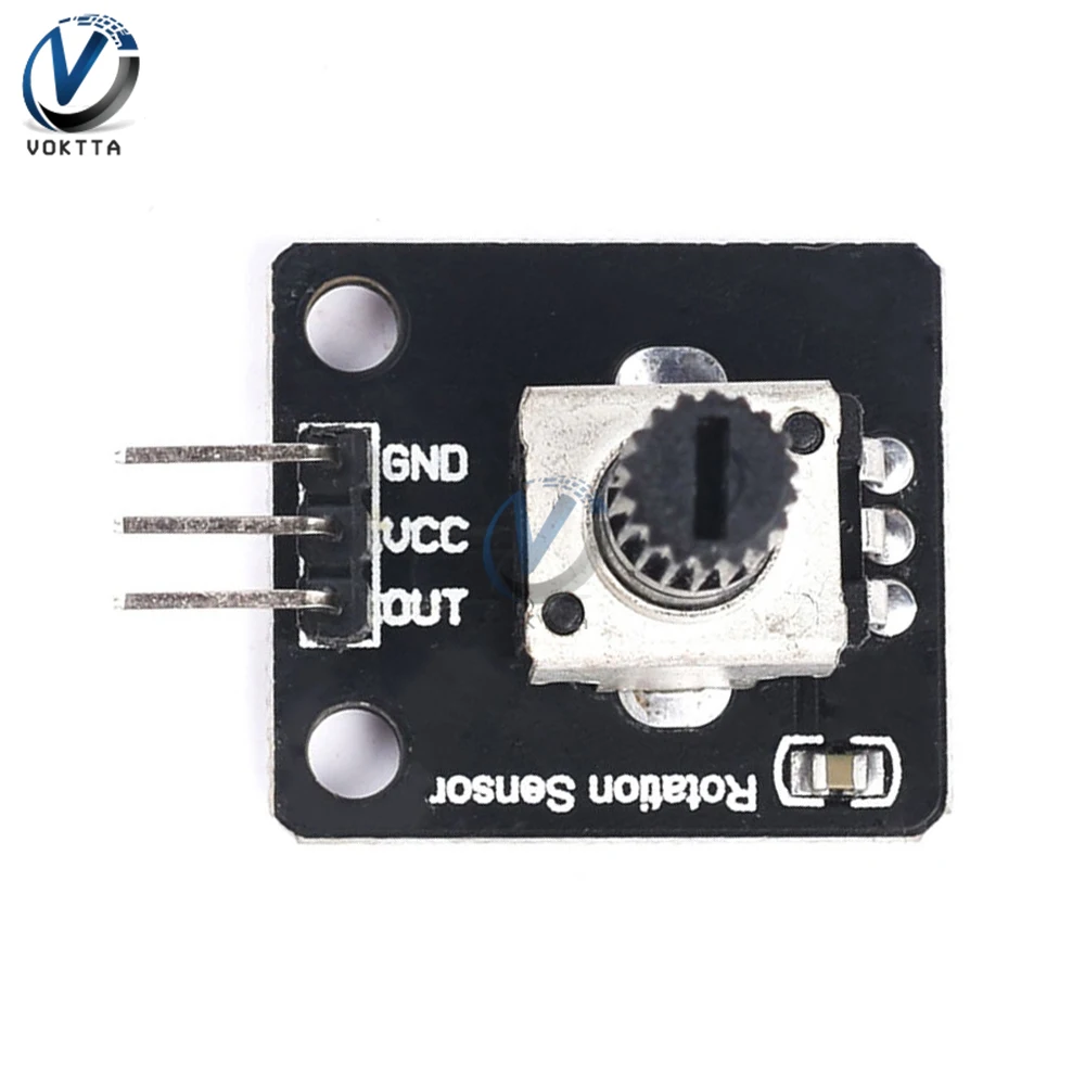 DC3.3V-5V modul Encoder putar 360 derajat, papan kontrol Switch Sensor mikro modul tombol enkoder Analog