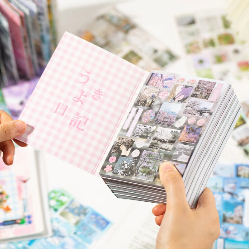 30 - كتاب ملصقات المناظر الطبيعية الجميلة، مع أنماط المناظر الطبيعية الرائعة وطباعة عالية الجودة، مثالية لمجلة ديكو #3