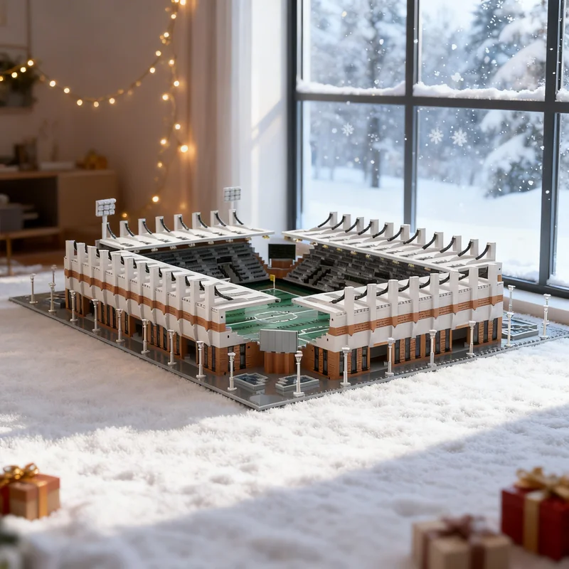 

13129 деталей MOC Модульная модель стадиона для футбола, конструктор, игрушка-подарок, креативный коллекционный набор для демонстрации, премиум-класс, для взрослых и детей