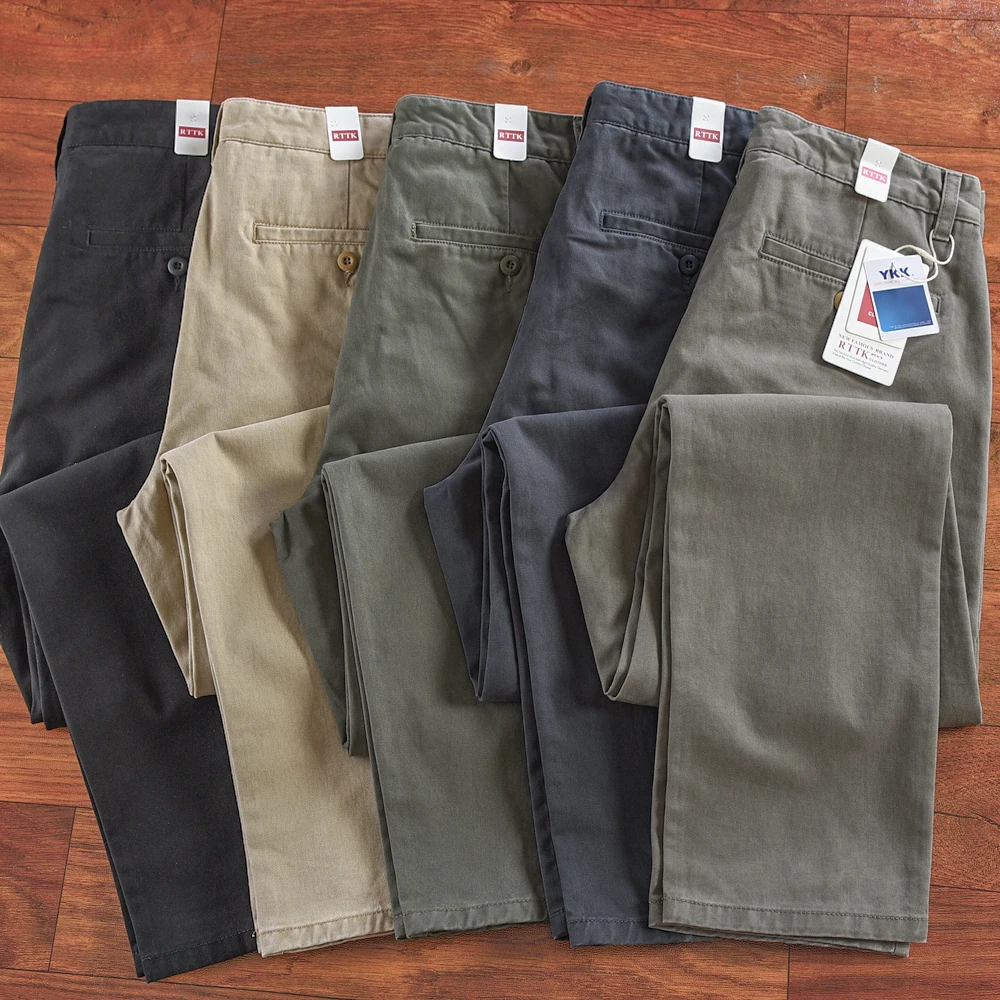 

Мужские повседневные брюки свободного кроя из хлопка в японском ретро-стиле, рабочие брюки, удобные, дышащие, осенне-весенние, новинка