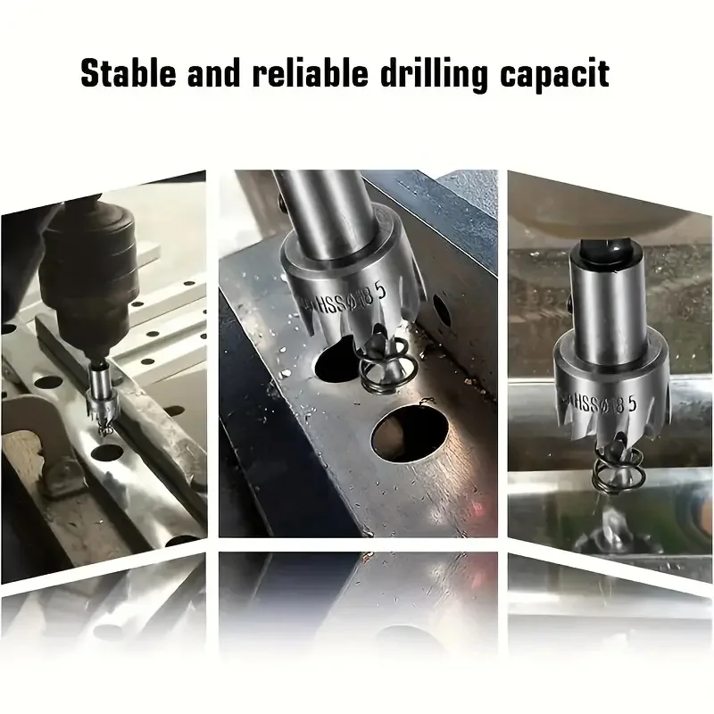 5Pcs Drill Bit Hole Saw Set HSS Carbide Tip Hole Saw Tooth Cutter 16-30MM Metal Hole Opener Set Woodworking Tools Accessories