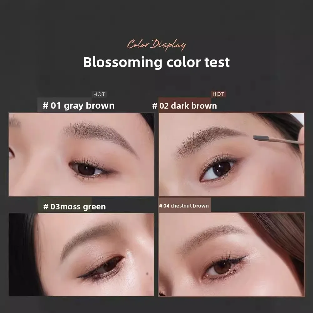 Judydoll Microblading Eyebrow Pencil - wodoodporny, odporny na rozmazywanie, aksamitny matowy wykończenie dla naturalnych, piórkowych brwi, długotrwały