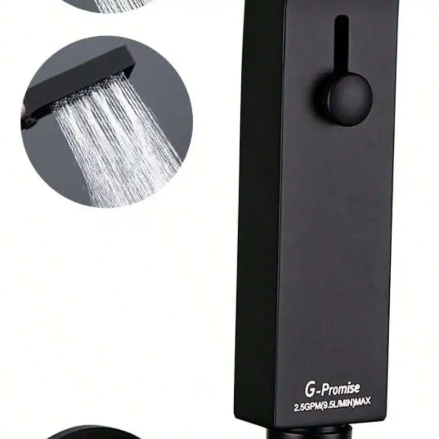All Metal 3-Function Handheld Shower Wand | Built To Last, Easy Install, With On/Off Switch Holder, Extra Long Hose, Modern Upgr
