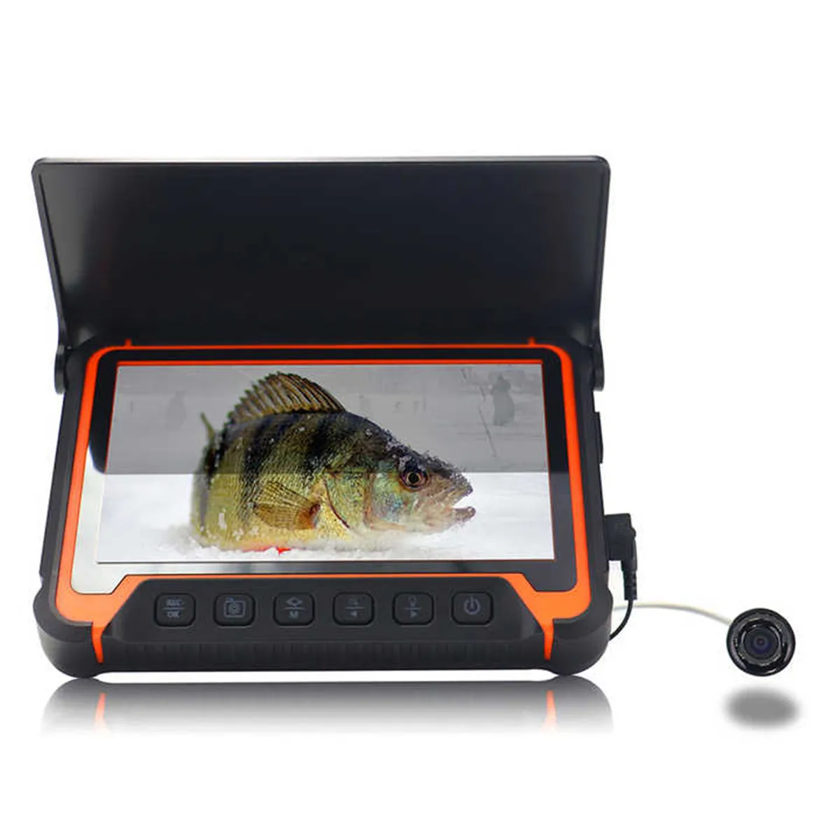 5 Inch Screen 1000TVL  Wide Angle Underwater 15/30M Fishing Camera DVR Take Photo and Video Fish Finder