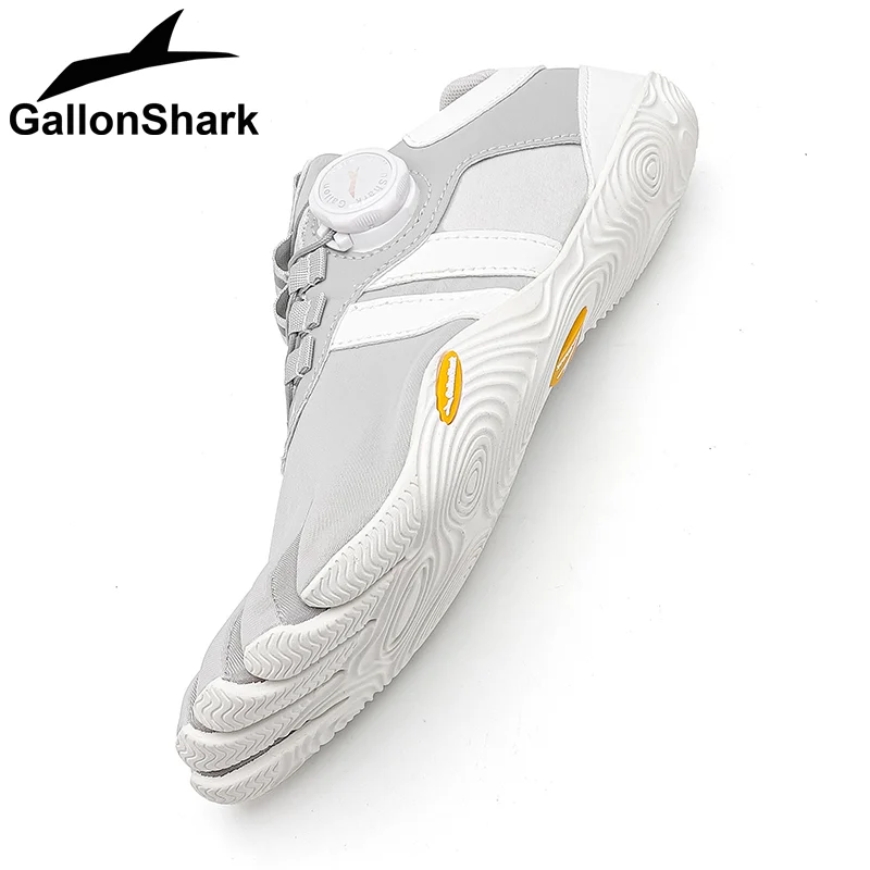 

Обувь для босоногого бега GallonShark Quick-Lace Five Finger для мужчин и женщин | Нескользящие коврики для йоги, прогулок, водных видов спорта и фитнеса
