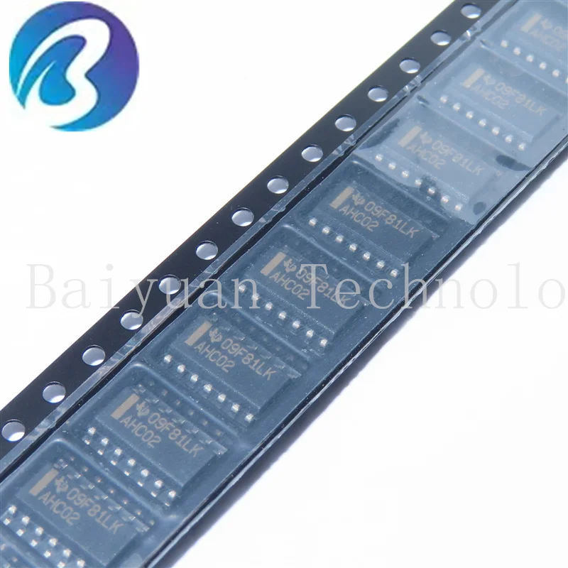 SN74AHC02DR,100PCS,IC GATE NOR 4CH 2-INP 14SOIC