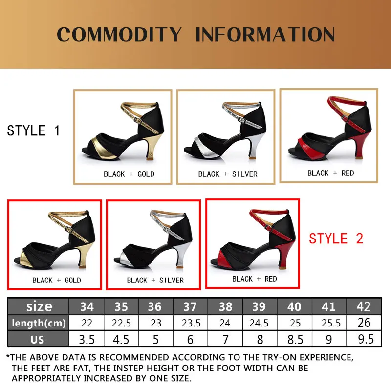 New Arrive Latin Dance Shoes Women /Ladies /Girls Tango Ballroom Dancing Shoes High Heeled 7CM And 5CM  Soft Bottom Dance Shoes