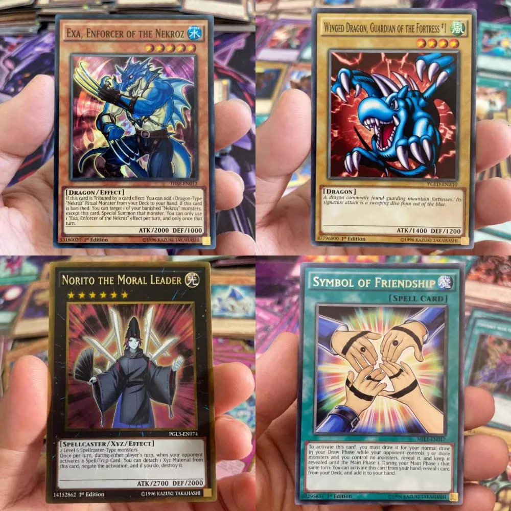 Yu-Gi-Oh！Winged Dragon, Guardian of The Fortress English N-Card Symbol of Friendship Exa, Enforcer of The Nekroz Collection Card