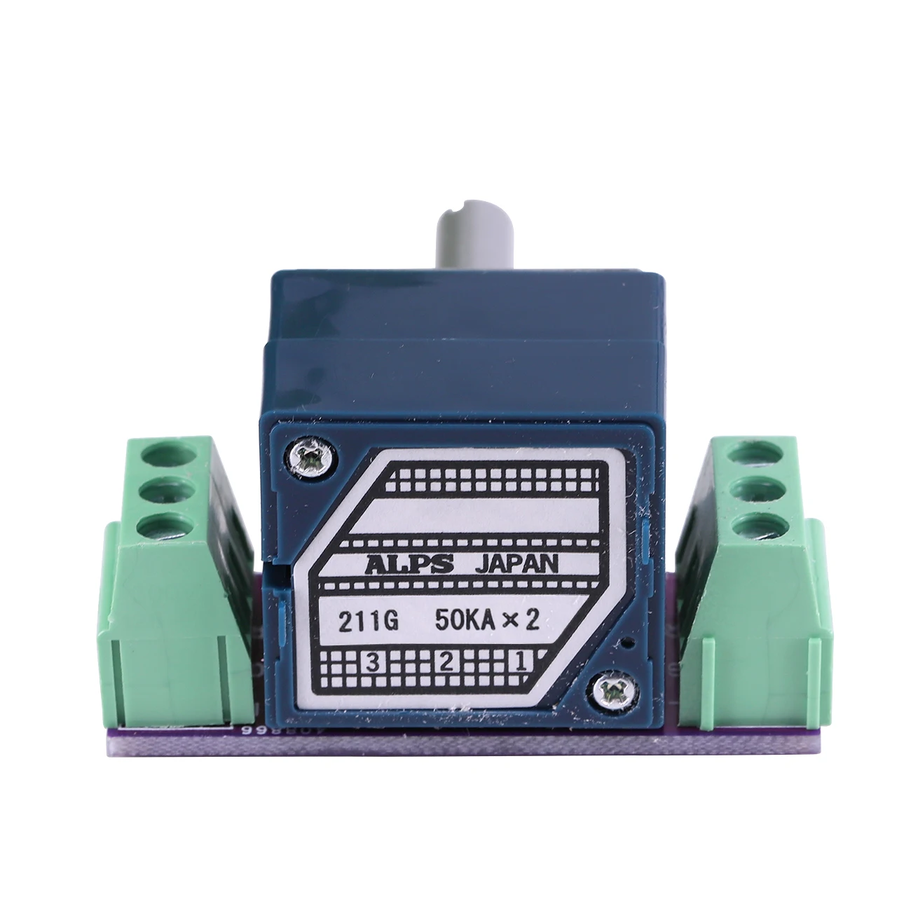 1PC Japan ALPS RK27 Potencjometr głośności LOG Stereo 10K 20K 50K 100K 250K Potencjometr Okrągły wał 6mm ±20% Hifi CD Audio AMP