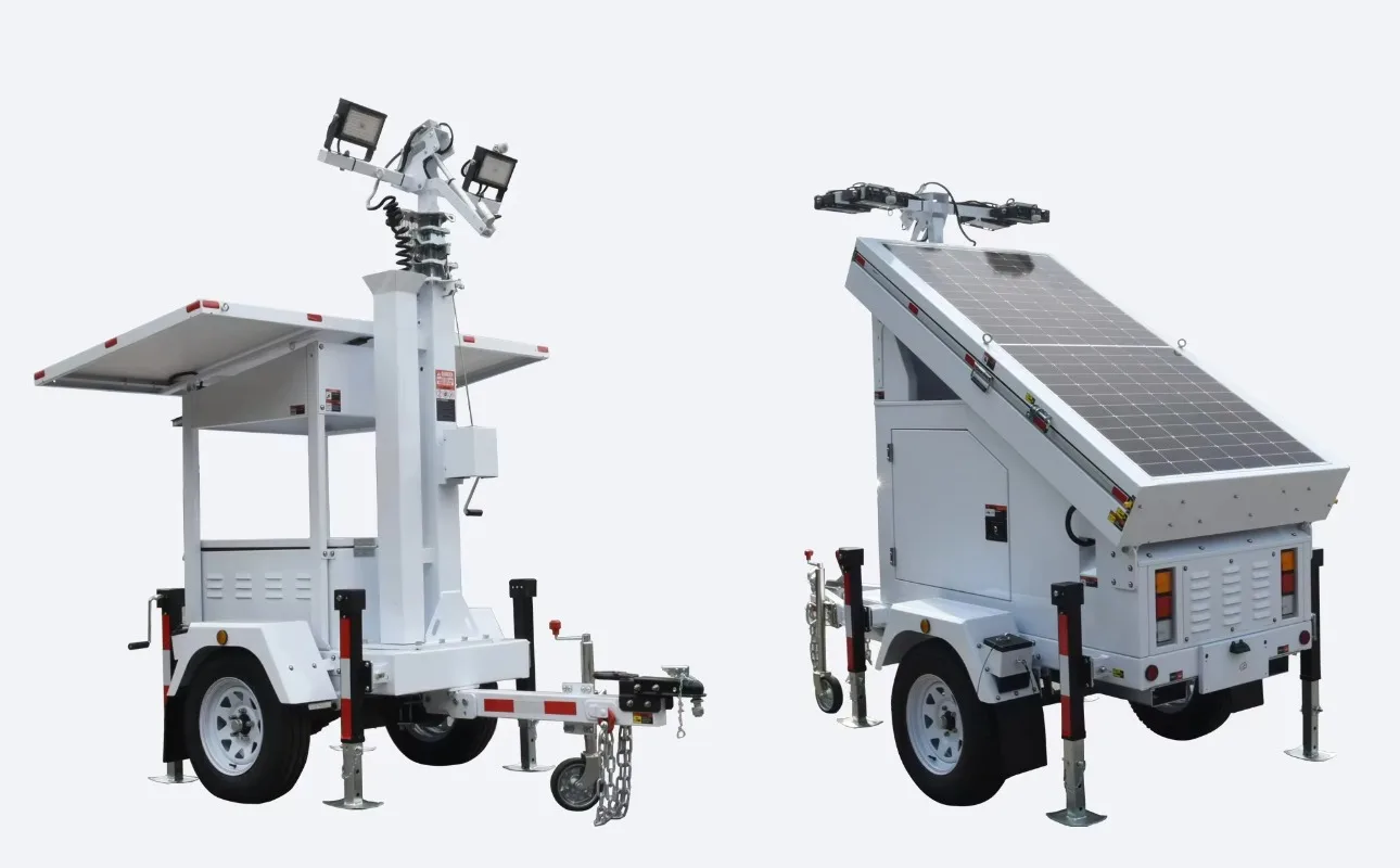 10kw Portable Mobile Light Tower Diesel Floodlight Lighting Tower With Generator Cheap Price