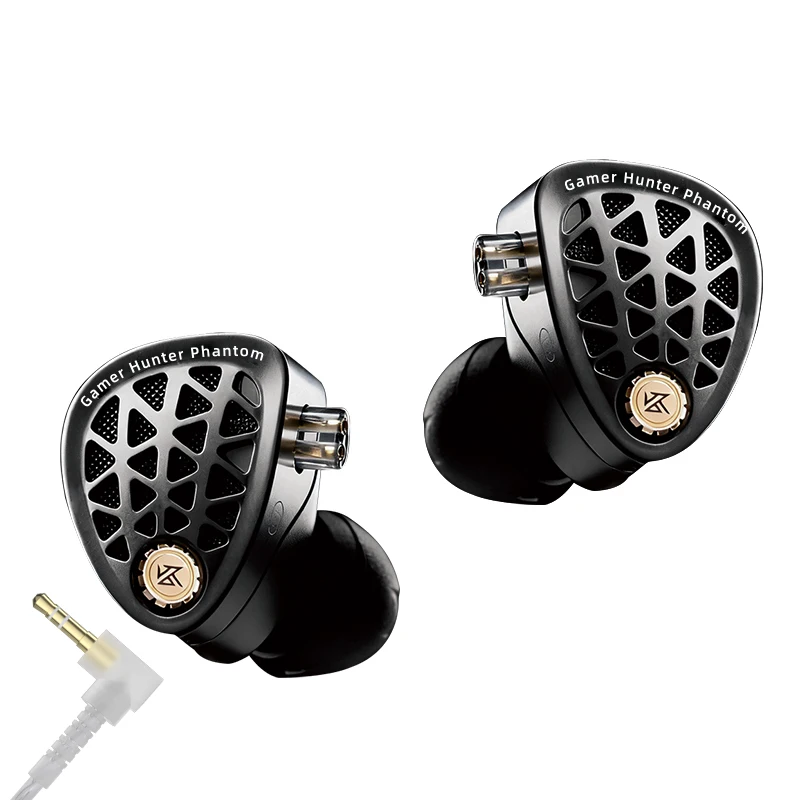

Игровые наушники KZ Phantom HIFI с 4-скоростной настройкой звука, DSP и звуковой картой для ПК