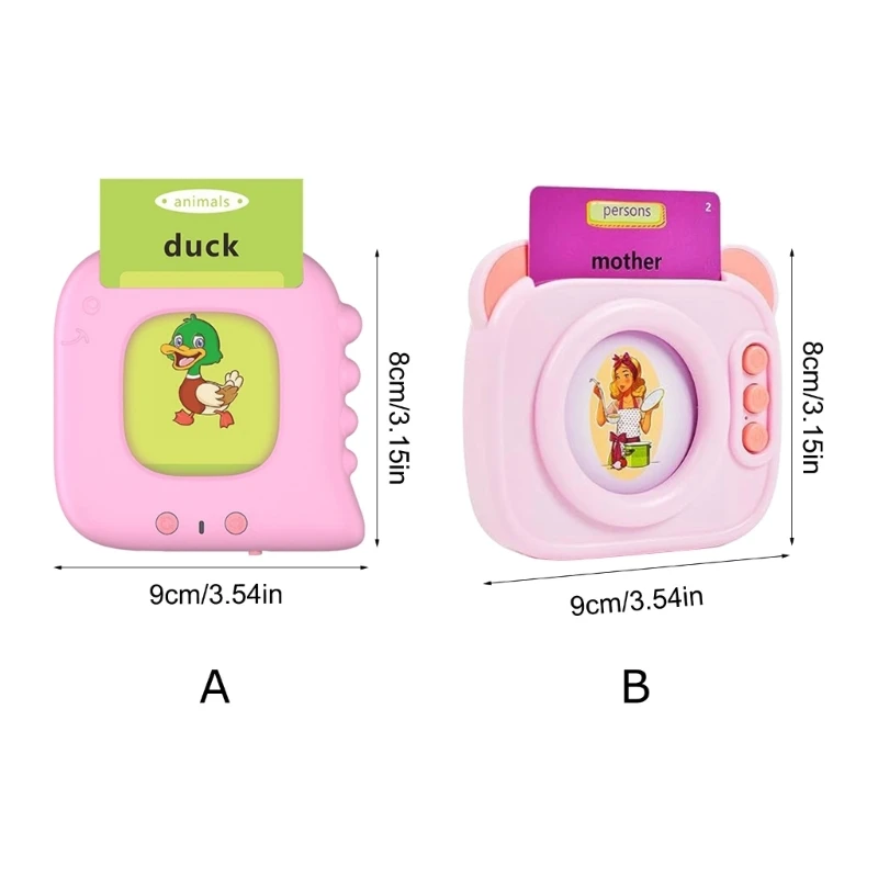 Children's Reading Machine with Talking Cards, Interactive Learning Device Reading Machine Language Learning Tool