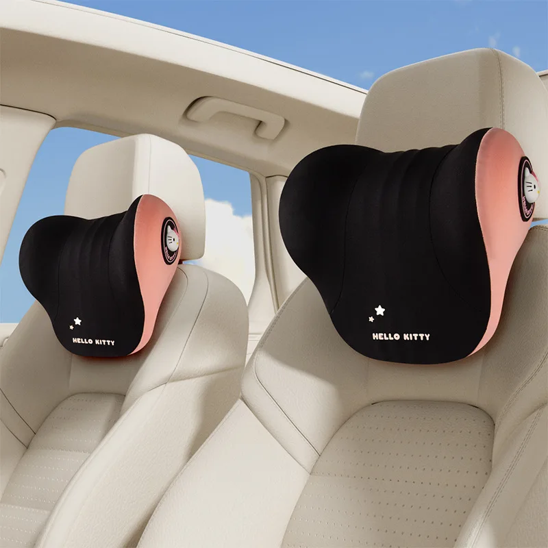 

Car Neck Pillow Memory Foam Protective Lumbar Back Support Breathable Car Headrest Cushion Relieve Stress Car Seat Pillow