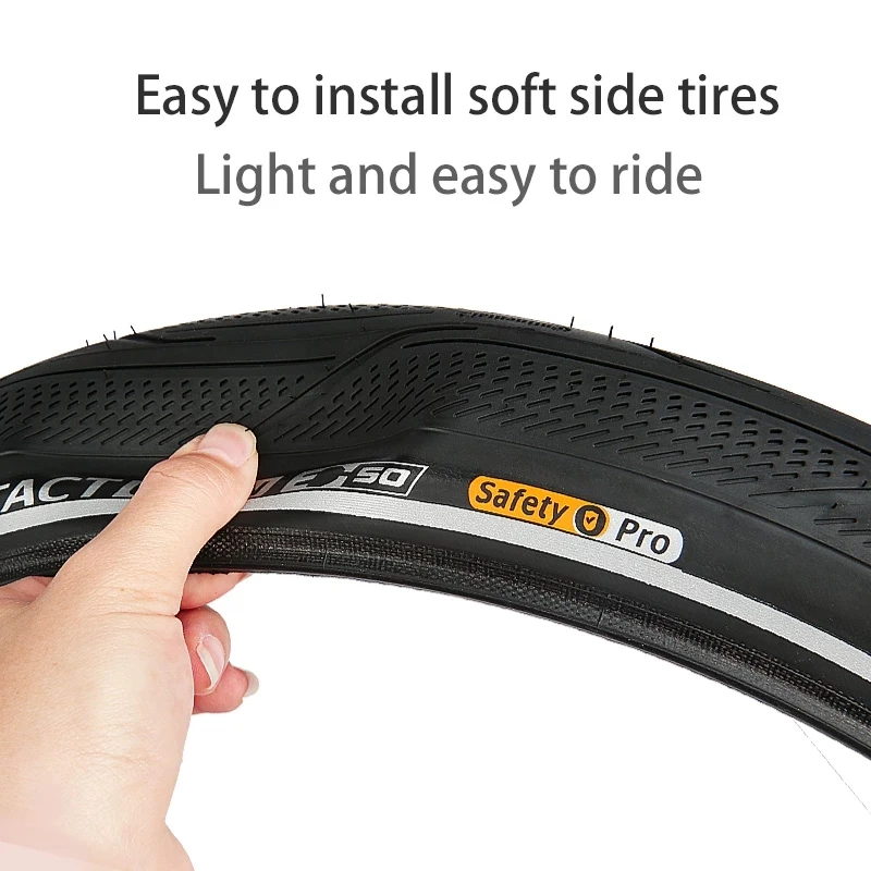 Continental Contact Urban 700 x 32/35/37/42 Bicycle Road Wire Bead Tires 180TPI City Cycling 3M Reflective Strips Wear-resistant