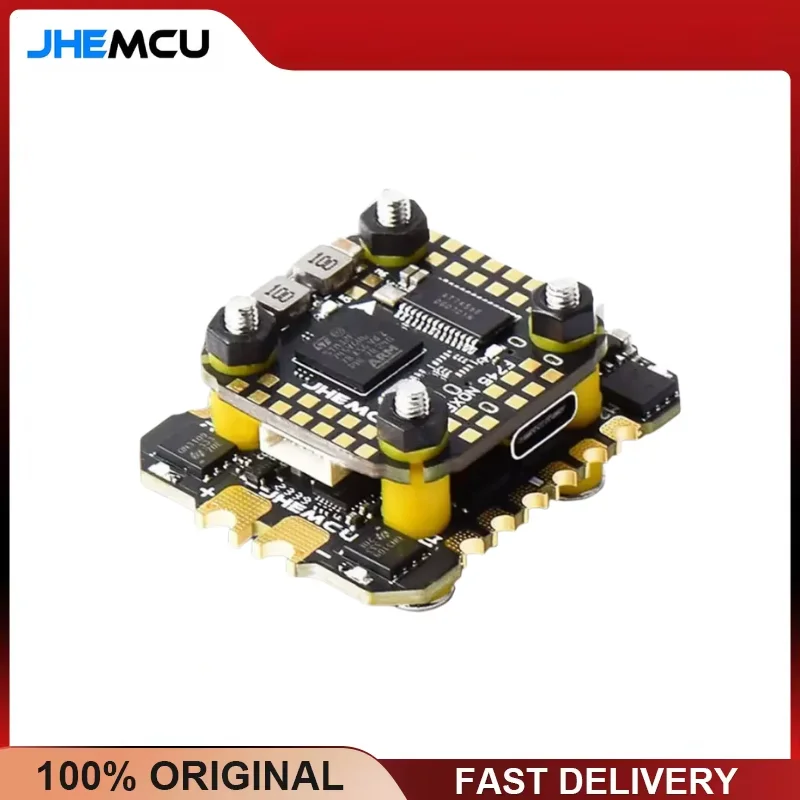 JHEMCU F745 Mini Flight Controller Stack ICM-42688-P AM32 45A 60A 4in1 ESC 3-6S 20x20mm FPV Drone Quadcopter