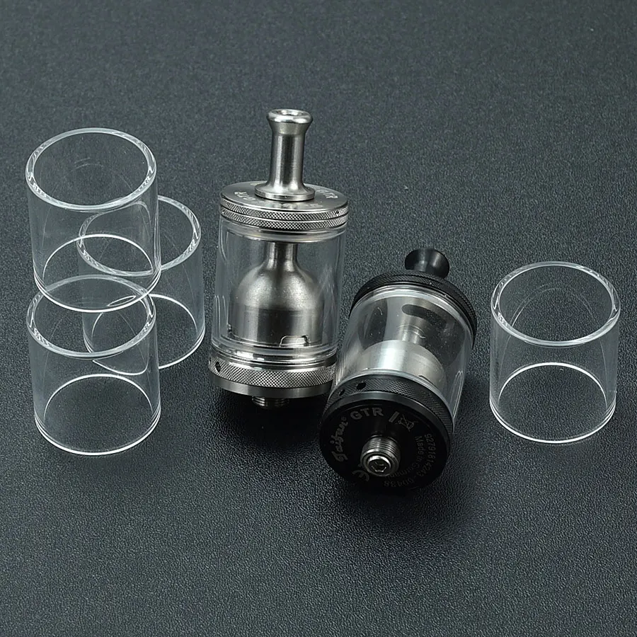Taifun GTR RTA Replacement Straight Tank Tube Transparent Glass 4.0ml 23mm Diameter for coolvape sxk Taifun GTR RTA