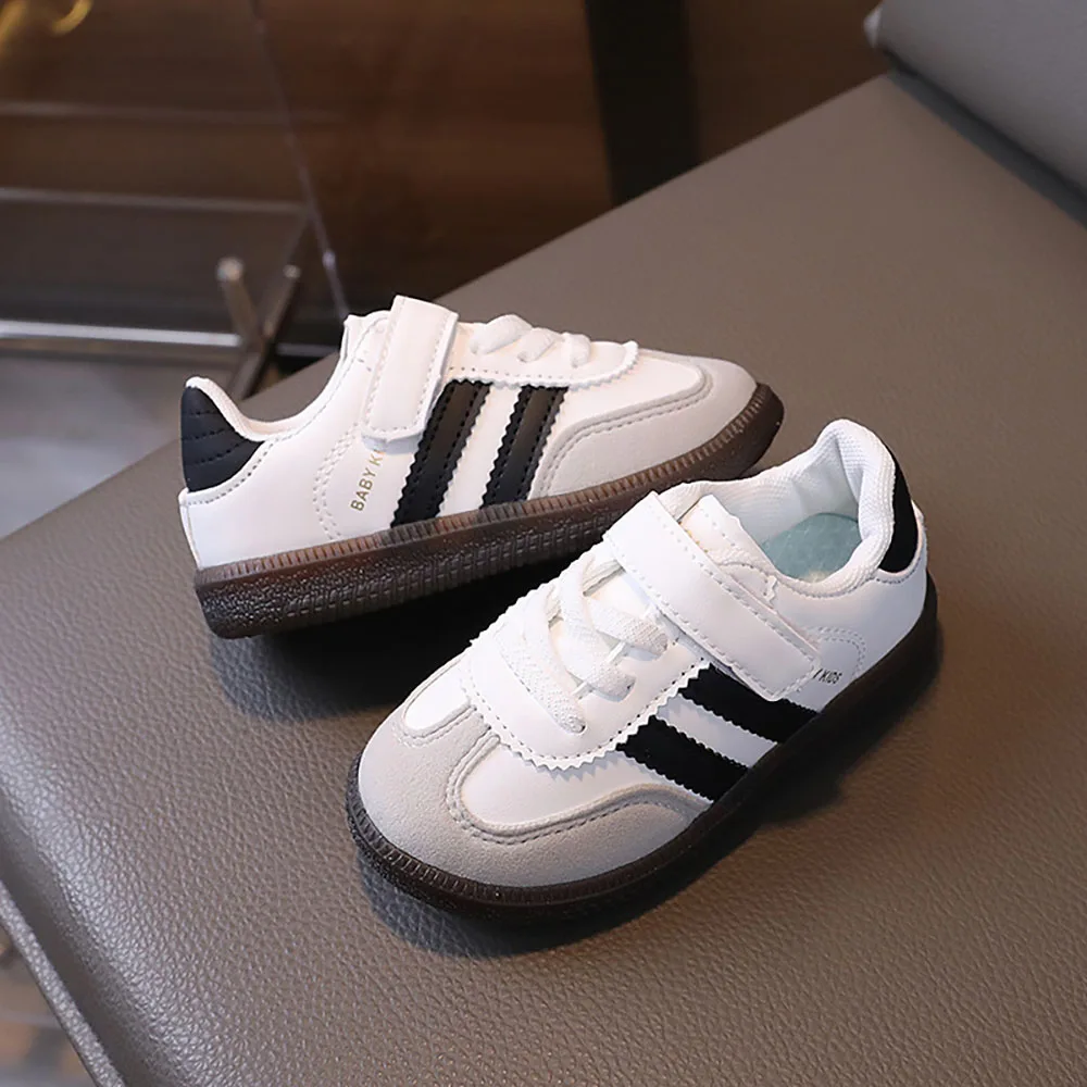 Pmwrun PU Leather Sports Shoes Children's 6