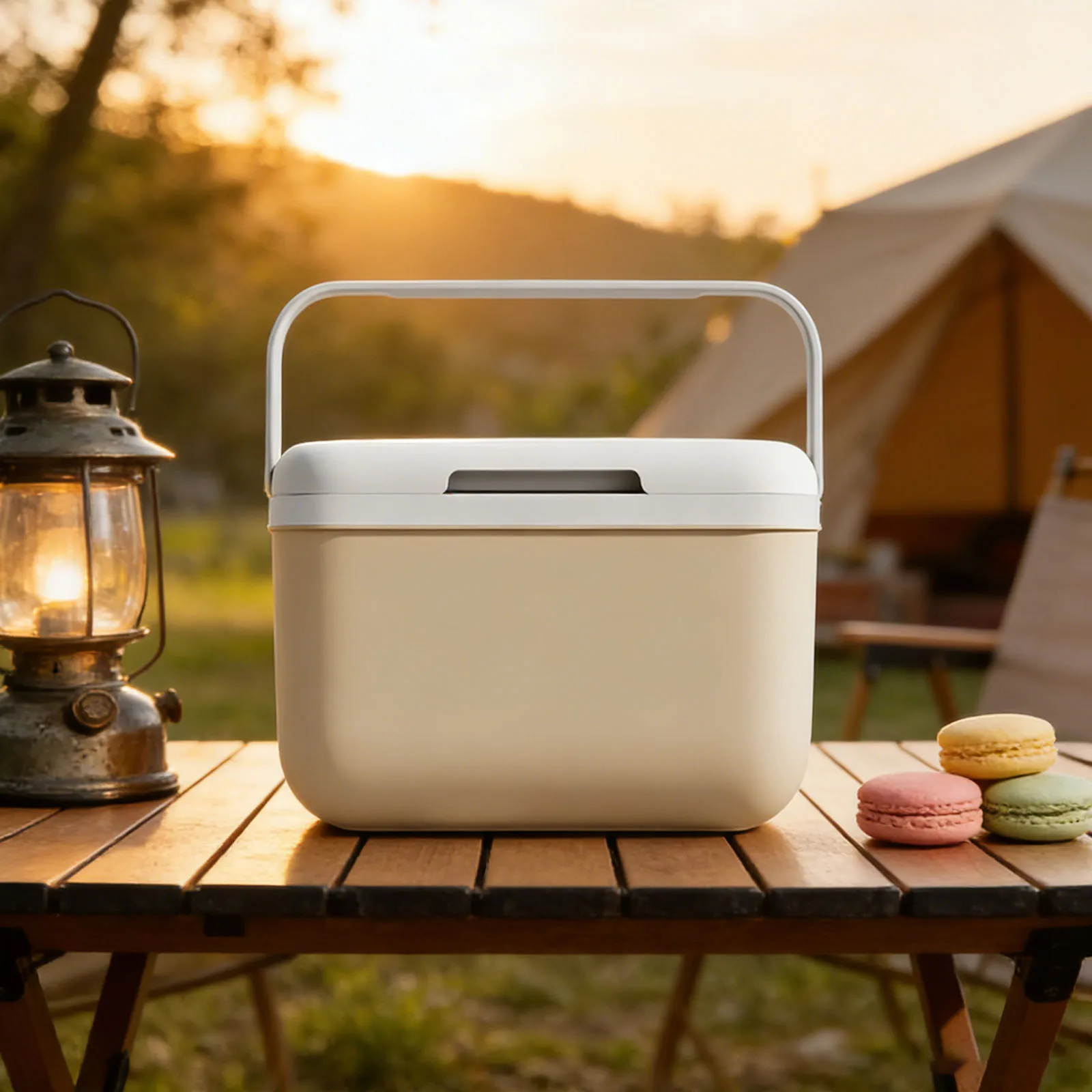 5L Camping Cooler 24H Cooling & 5-8H Warm Insulated Ice Chest Lunch Box with Handle for Picnic Beach Travel Concerts