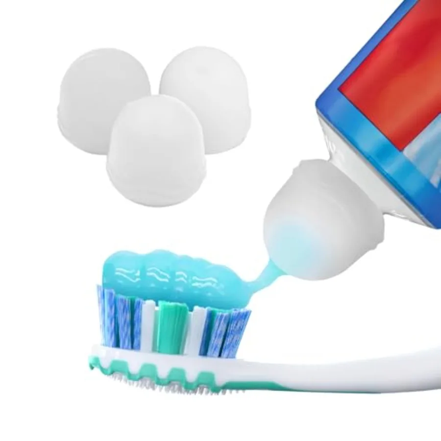 

Крышка-дозатор SqueezMe для зубной пасты с автоматическим закрытием, силиконовая, для взрослых, без беспорядка, самонесущаяся, легко выдавливаемая