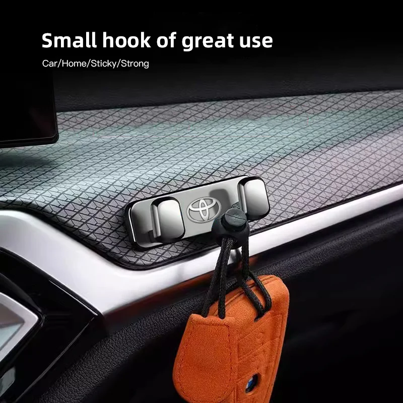 خطافات تخزين من سبائك الزنك ملحقات أدوات تنظيم السيارة الداخلية لسيارة Toyota 86 Mirai Supra Prado Alphard Crown Vellfire Sequoia