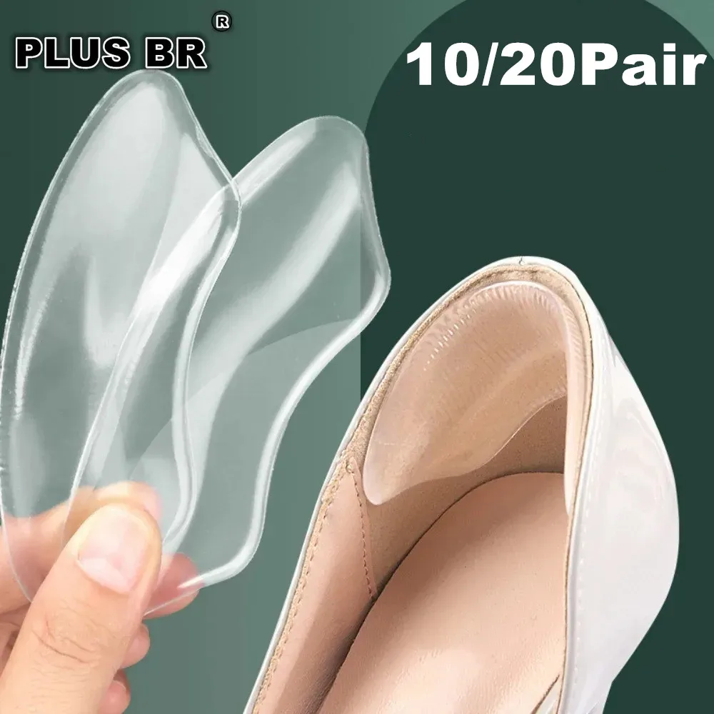 

10/20 пар силиконовых накладок на каблуки для женщин и мужчин, противоскользящие подушечки для защиты стоп