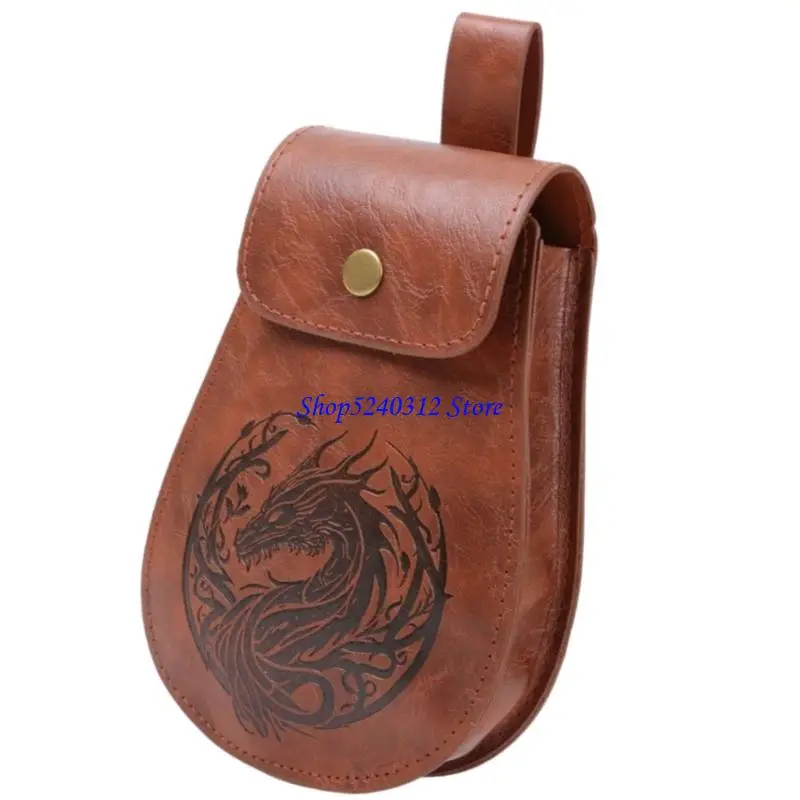 634C حزمة الخصر في العصور الوسطى حزمة الحزام الرجعية حقيبة الخصر لارب إكسسوارات الأزياء