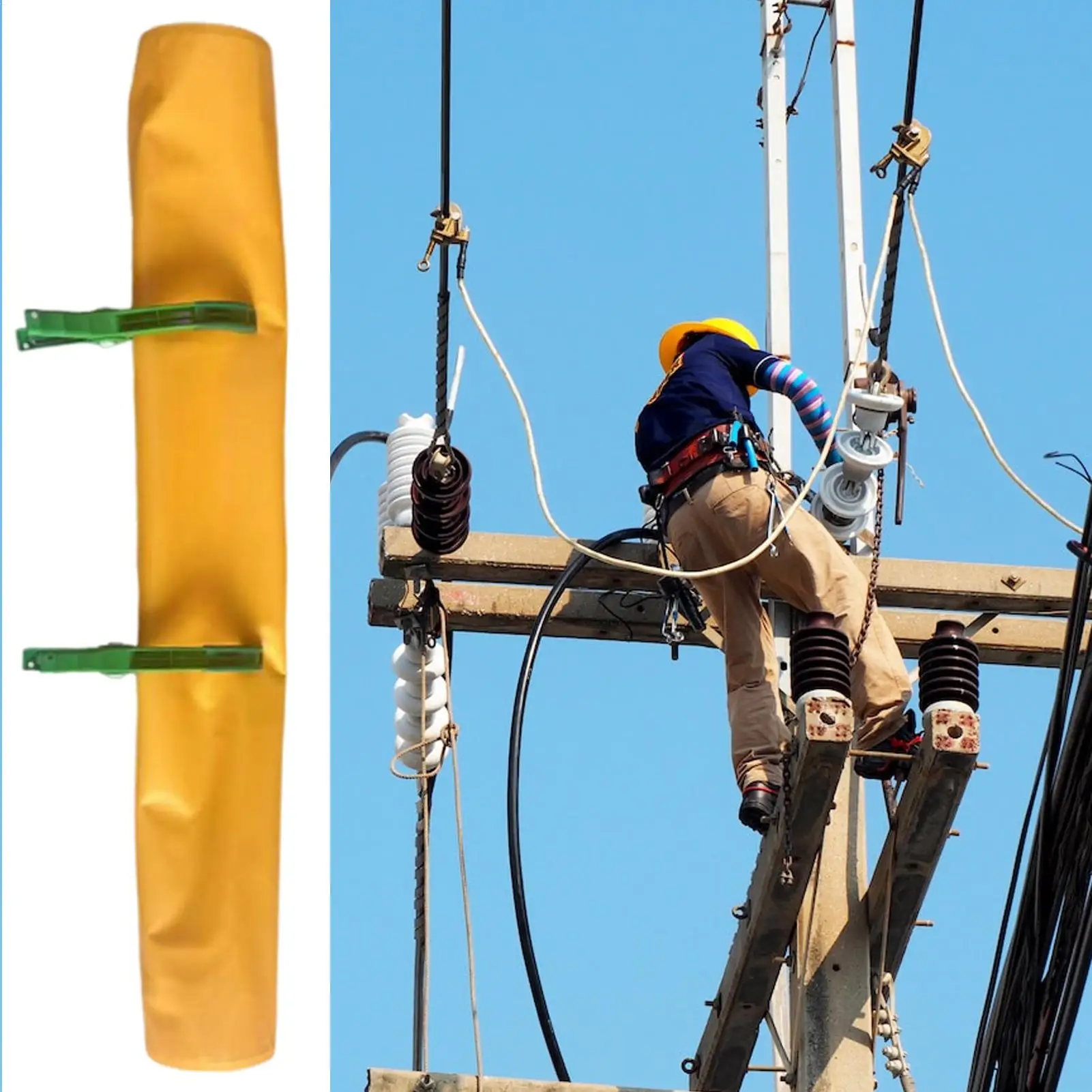 Insulated Blanket Electrical EVA Shielding Blanket 400V Protective Pad For Live Working Power Inspection Outdoor Distribution