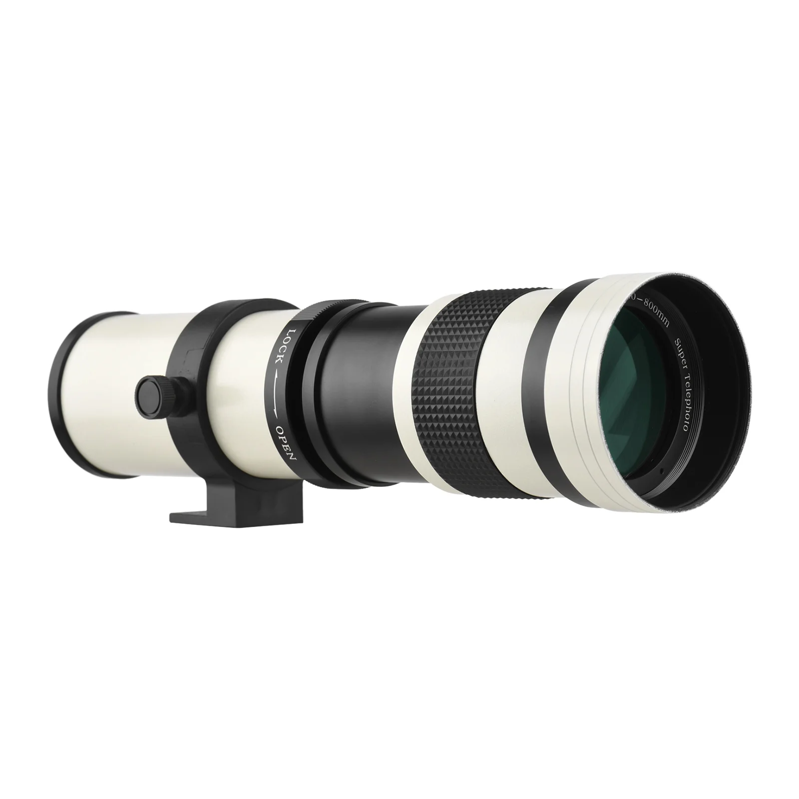 Camera MF Super Telephoto Zoom Lens F/8.3-16 420-800mm T Mount with Universal 1/4 Inch Thread for Canon Nikon Sony Cameras