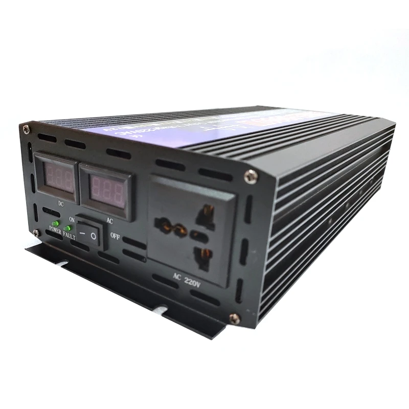 

Pure Sine Wave Inverter Power 12V 24V To AC 220V Voltage 50HZ 60HZ Converter Solar Car Inverters LED 1000W 2000W 3000W 4000W