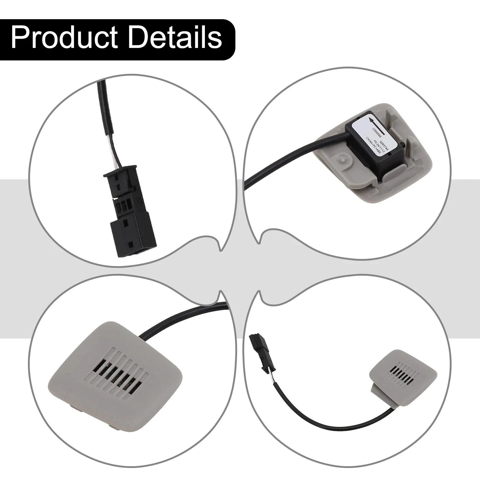 

Автомобильный микрофон 13 см, аксессуары для автомобиля, детали интерьера, новый, с защитной крышкой, ABS, черный, высокое качество
