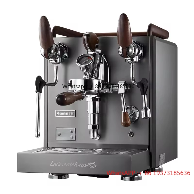 Italian Rotary Pump 9 bar Coffee Machine Small Kitchen Car Retro E61 Commercial Professionnel Manual Coffee Maker