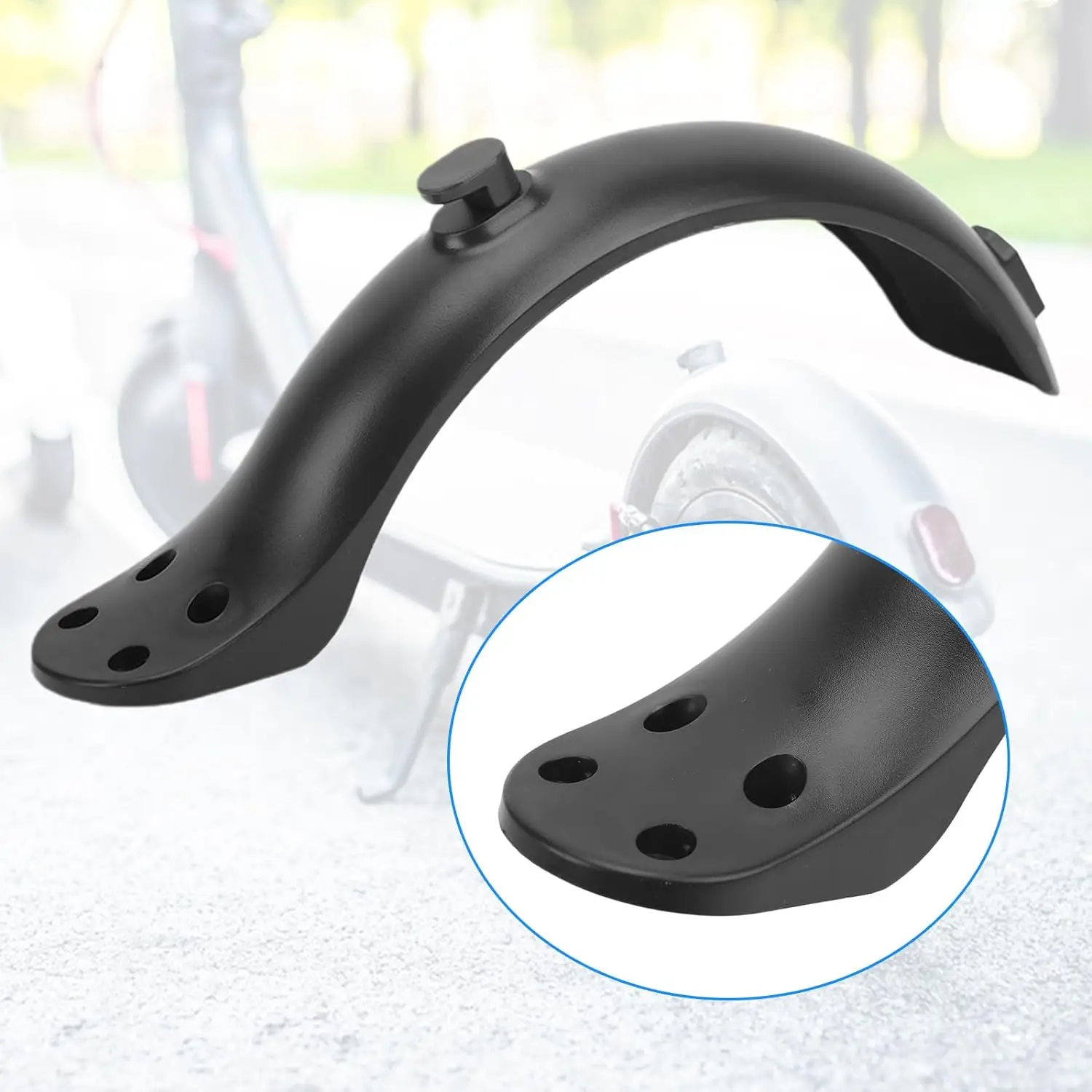 4 Hole Electric Scooter Mudguard for Electric Scooter Rear Fender Baffle 4 Hole 8.5 Inch Scooter Fender with Hook Scooter Part