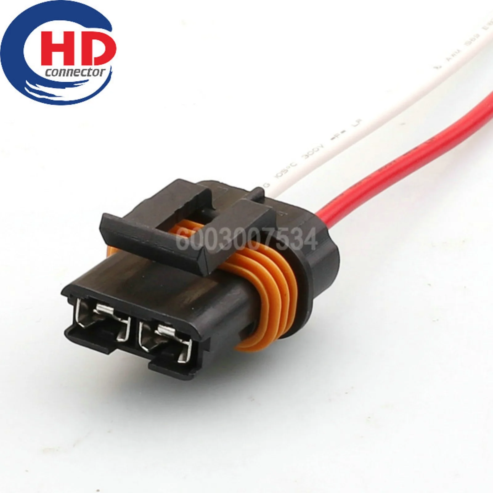 2 Pin Connector 6.3mm Series Female Connector Cable Plug Motorcycle Electrical Harnesses Wiring Harness 12033769/12103172