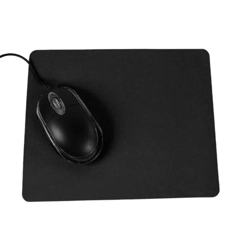 Non-Slip Mouse Mat Laptop Gaming PC Black Computer For Pad Mouse Rubber School Supplies Desk Set Office Accessories