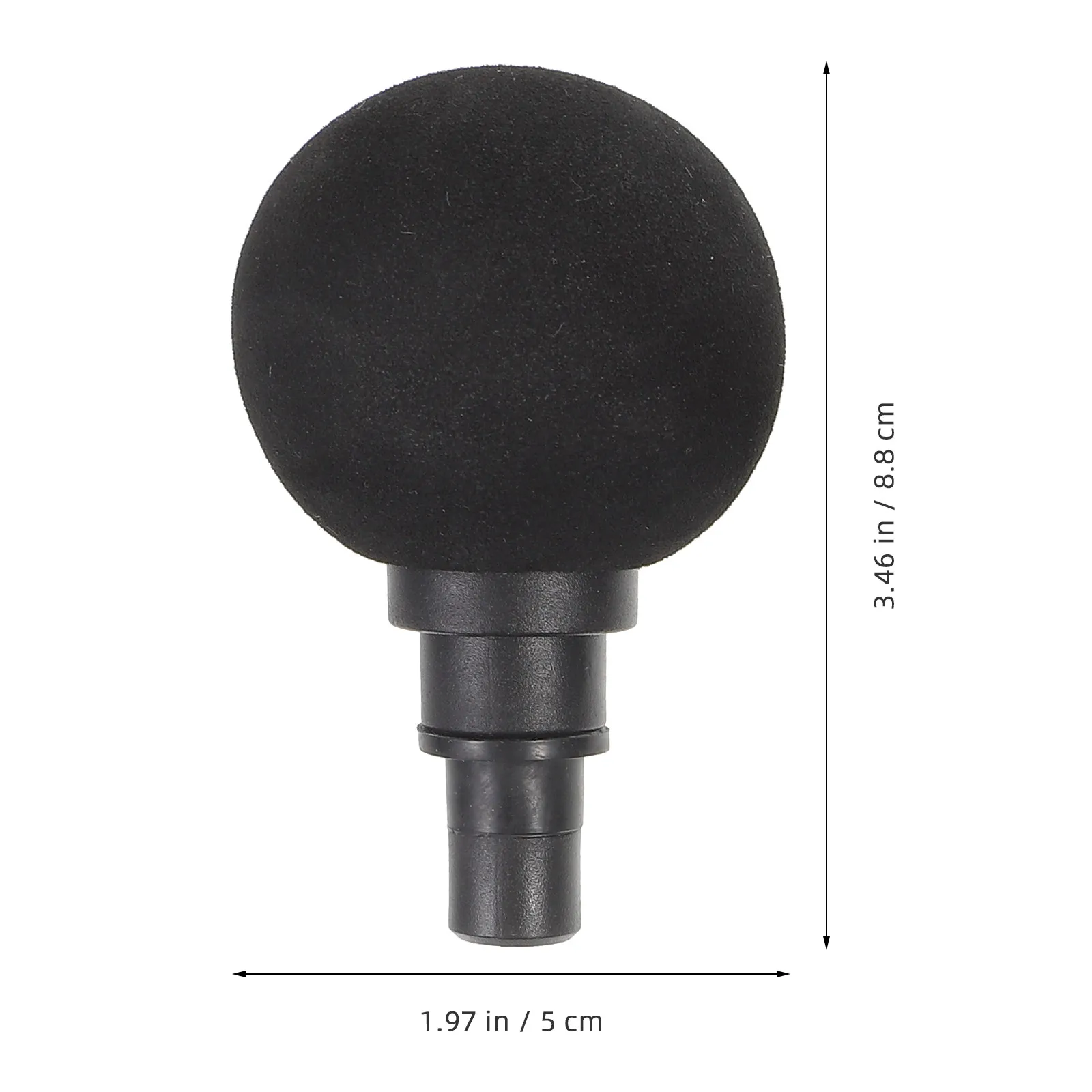 1Set Massage Fitness Massager Adapter Fascia Massage Tool Deep Tissue Muscle Relaxation Body Massager Accessory