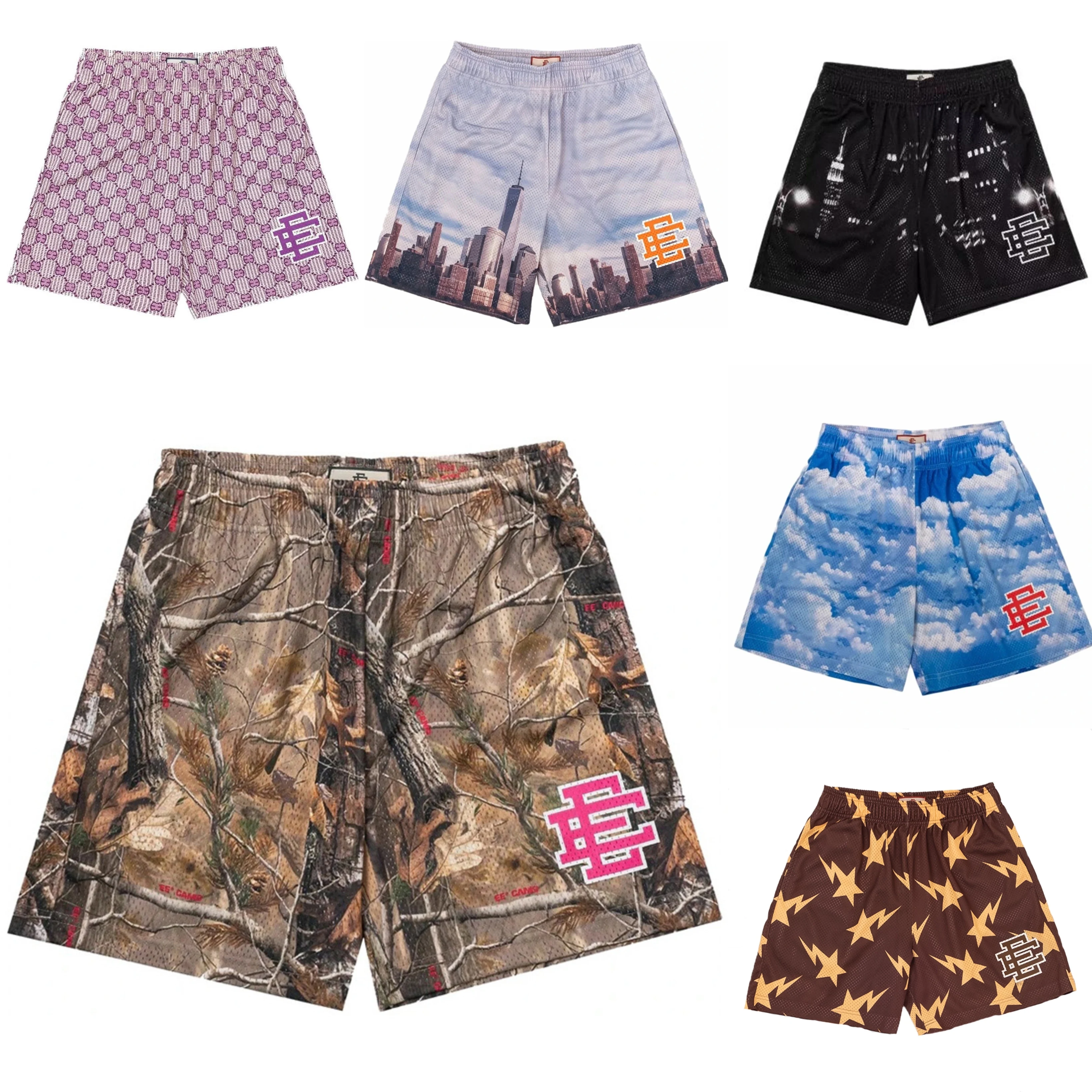 

Eric Emanuel EE Basic Shorts 2025 NEW men's casual shorts fitness sports pants summer gym workout Classic GYM Mesh Shorts Men