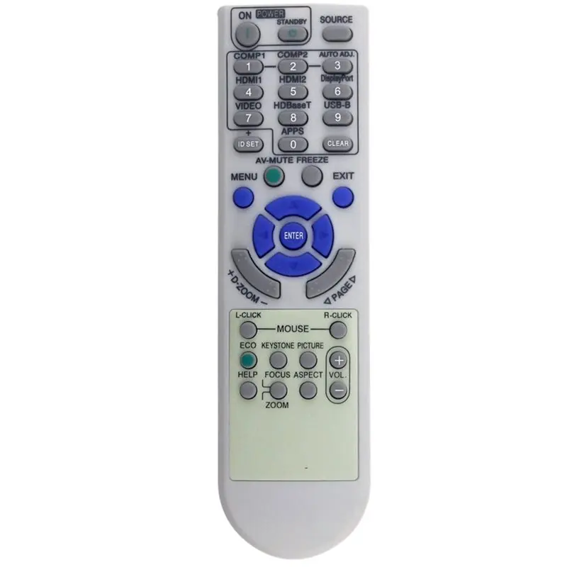 For NEC Projector Replacement Remote Control- RD-472E Fits Models P554U, P474U P554W, P474W P604X P603X NP-P554U