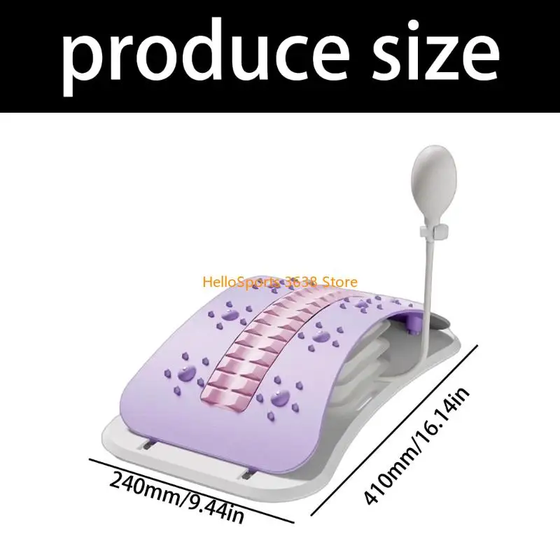 

Back Massager Cervical Muscle Relax Stretcher Air Pressure Adjustable Back Stretcher For Posture Correction Enduring