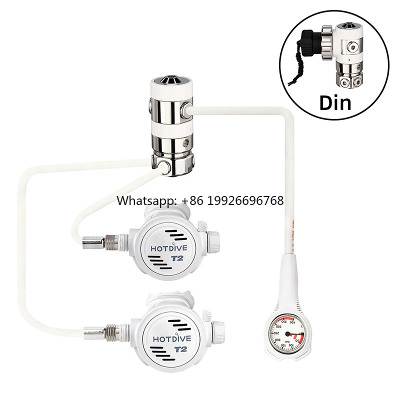 

Lady Only Sidemount Regulator Set White Color Piston Balance Regulator Set factory