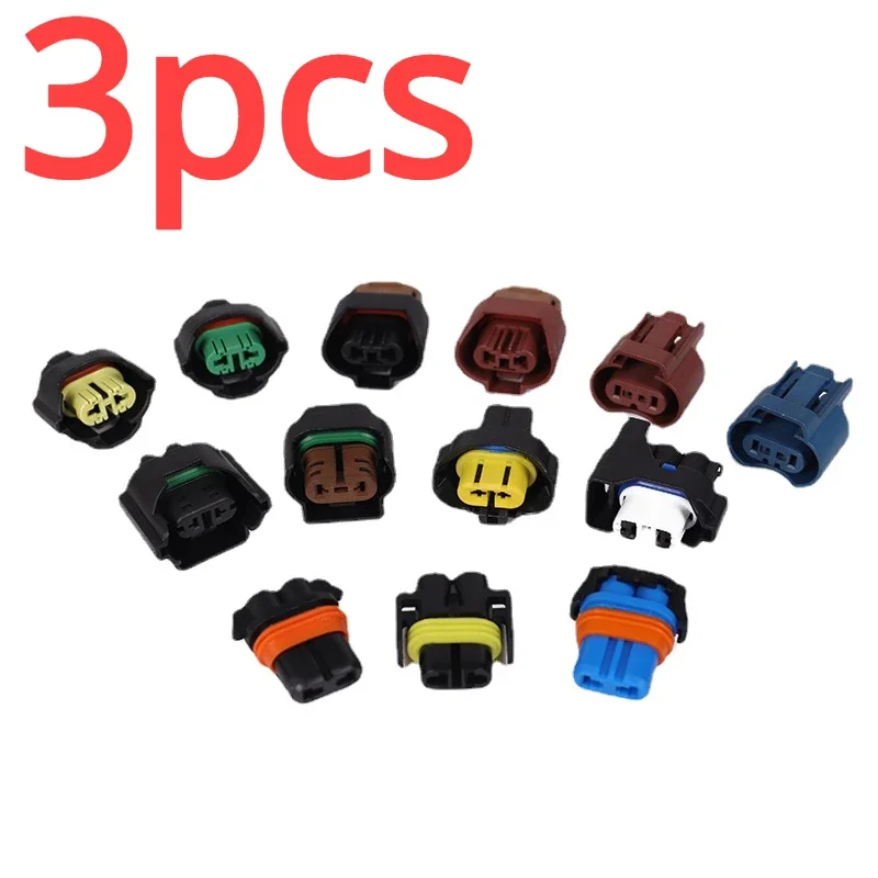 

3 шт. для автомобильного держателя лампы, вилка лампы, противотуманная фара, держатель фары, розетка указателя поворота H8/H11/H9/9005/9006, аксессуары для автомобильных фар